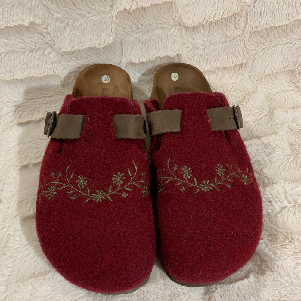 LL Bean Wool Clogs